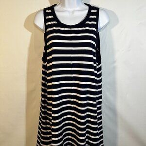 Gap Nautical T-Shirt Dress- blue and white stripes- Size L